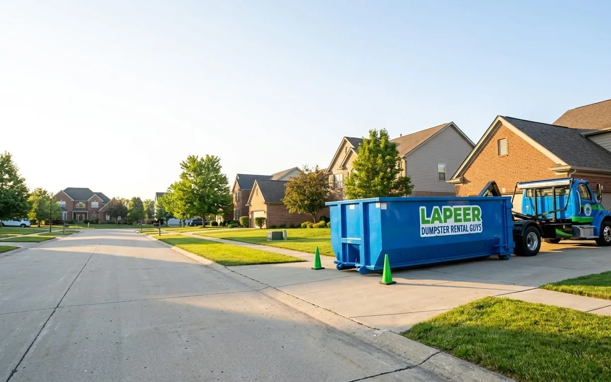 Do I Need a Permit for a Dumpster in Lapeer?